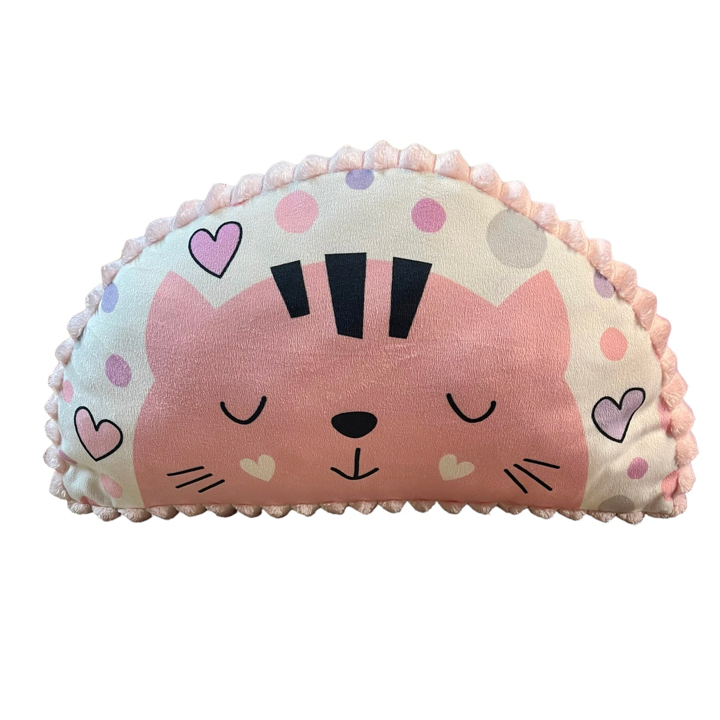 Costco Little Miracles Sherpa Pink Kitty Pillow