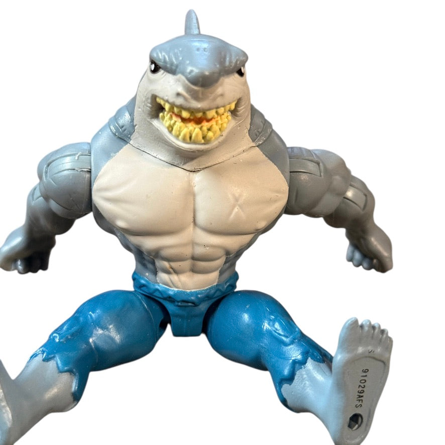 DC Comics SuperVillain King Shark, 5" Action Figure in Very Good Preowned Condition