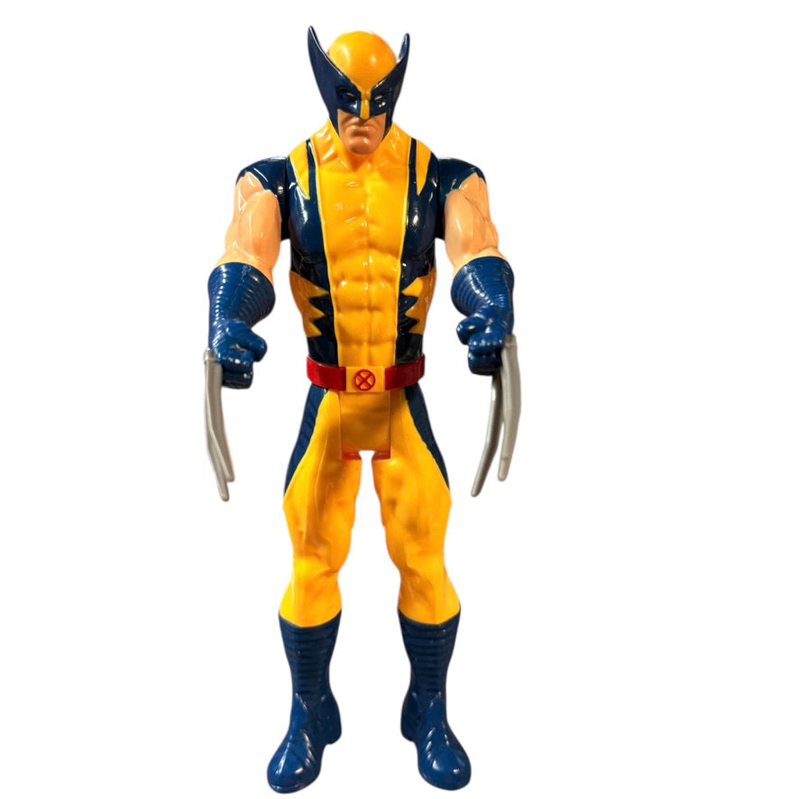 Marvel Titan Hero Series X-Men Wolverine Action Figure, Long Claws in Good Preowned Condition