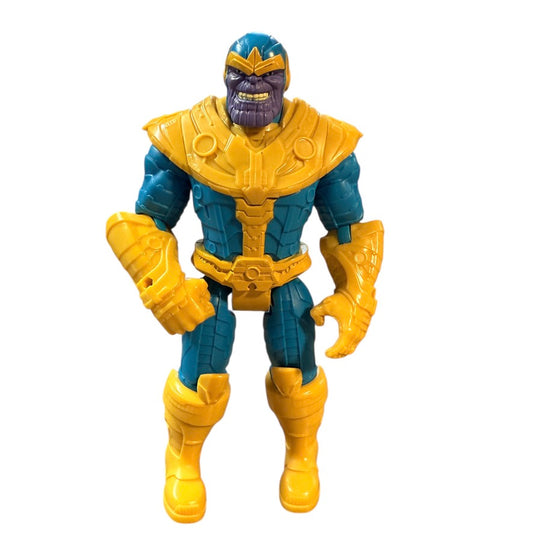 Marvel Avengers Thanos Action Figure from Mech Strike Monster Heroes, Turquoise & Yellow