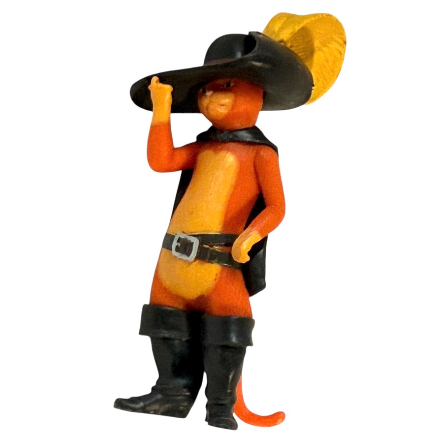 Shrek's Puss 'n Boots Collectible PVC Vintage Minifigure Toy From DreamWorks  3" in GUC