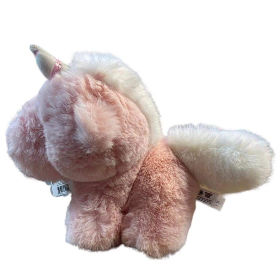 Beverly Hills Teddy Bear Company World's Softest Plush Blush Pink 10" Unicorn