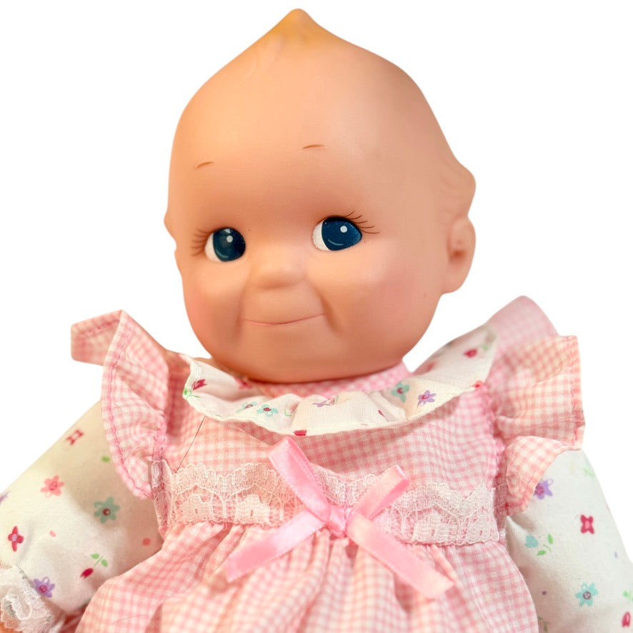Goldberger Vintage !999 KEWPIE Doll, Moulded Curls, Painted Eyes, Original Clothes, Preowned