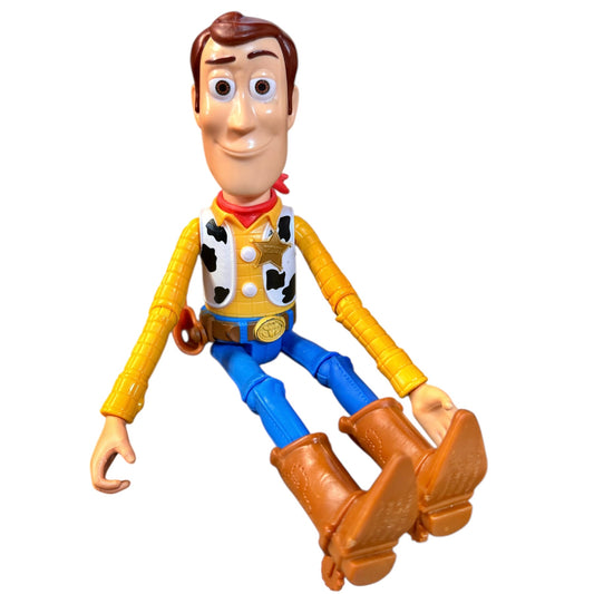 Disney Toy Story Sheriff Woody 9" Action Figure, with Bandana, Holster and Boots in GUC