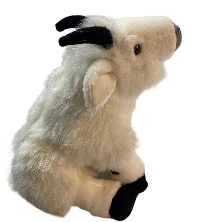 Charming Realistic Mountain Goat/Sheep Plush Stuffed Animal Toy in EUC