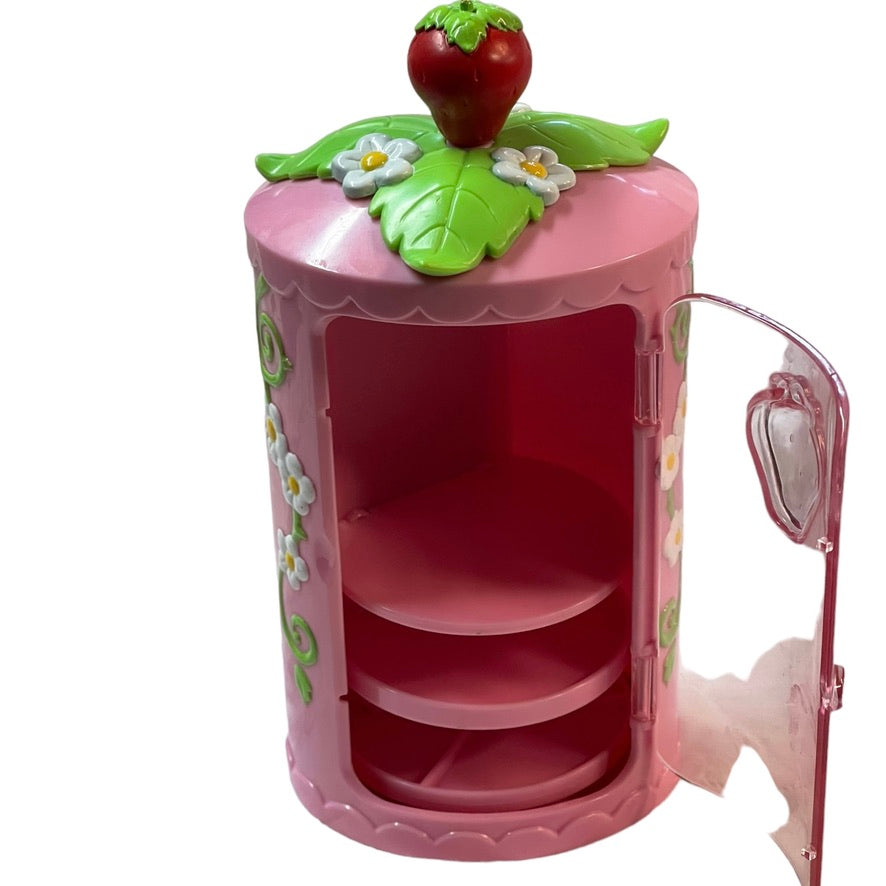 Strawberry Shortcake Berry Sweet Spinning Wardrobe Closet with Shelves & Hangers