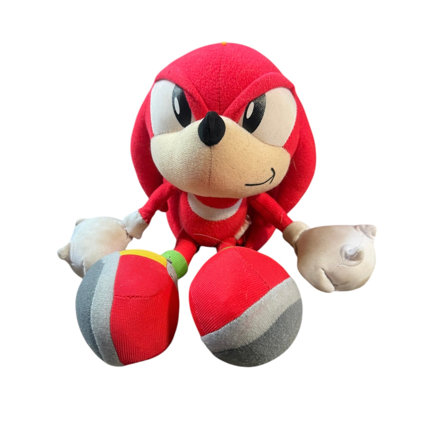 Jakks Pacific Sega Gaming Sonic the Hedgehog Knuckles Stuffed Animal Plush Toy