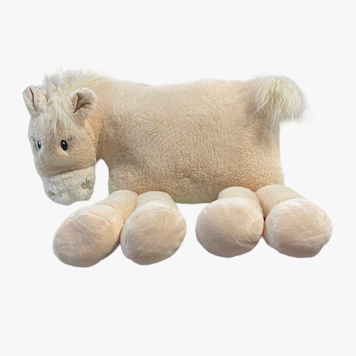 Goats on the Roof, Ultra Soft  Plush Horse PillowStuffed Animal Toy 15"x16" Wobbly Legs in EUC