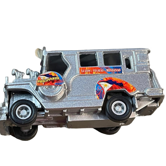 Preowned Vintage Philippine Jeepney Die-Cast Luneta Park Truck Toy Vehicle