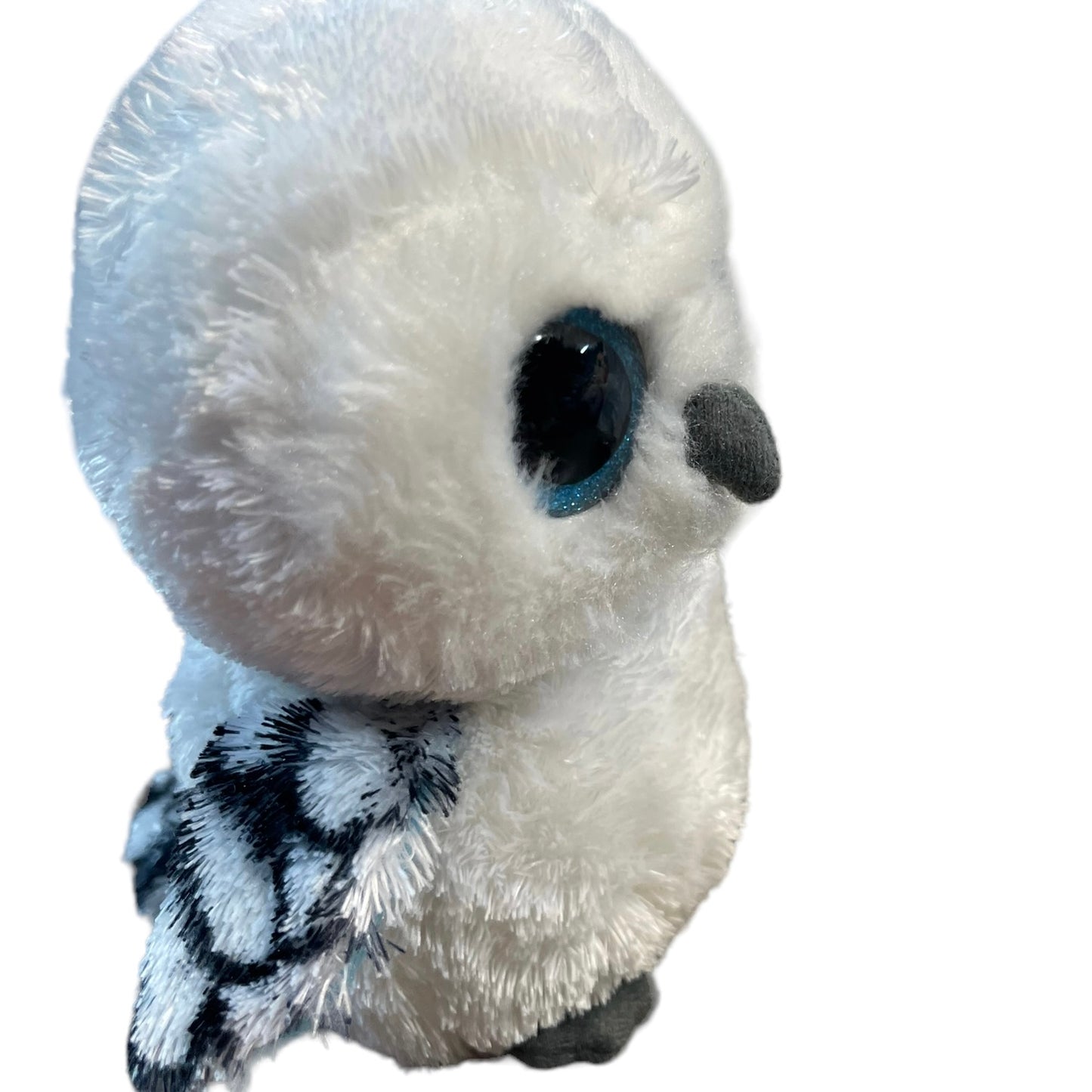 SPELLS, 6" Ty Beanie Boo White Plush Owl Stuffed Animal Toy