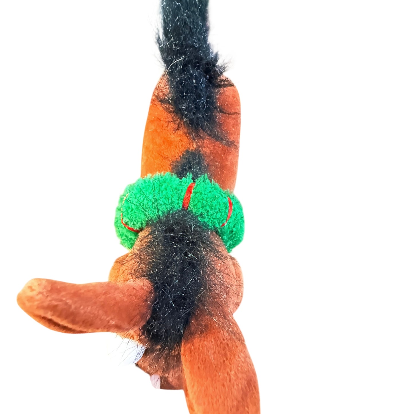 Beverly Hills Teddy Bear Co. Big Eyed Horse Plush with Musical Christmas Wreath with Lights