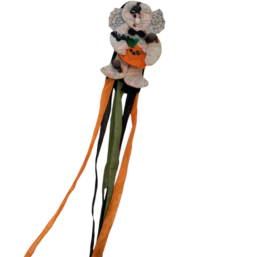 Dandee Halloween Decor, Windsock with Mummy/Spider Webs & Other Scary Things!