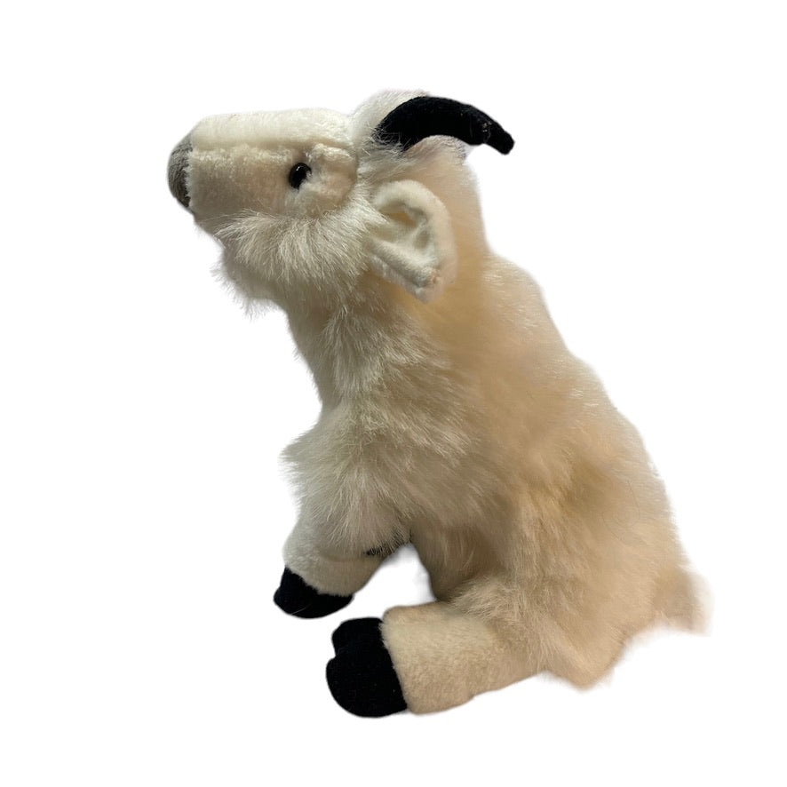 Charming Realistic Mountain Goat/Sheep Plush Stuffed Animal Toy in EUC