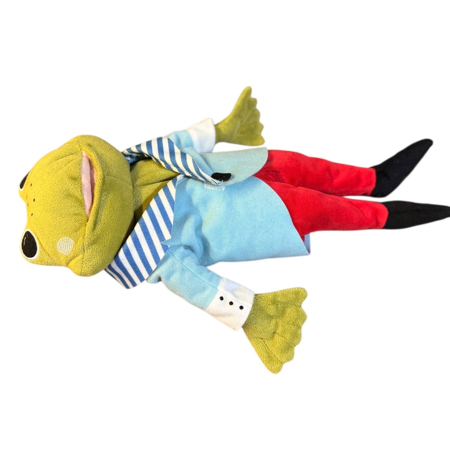 Ikea TOSIG Frog Prince 15" Plush Toy, Discontinued, in Excellent Preowned Condition