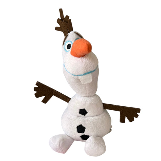 Disney 7" Olaf Plush Stuffed Toy Snowman from Frozen, Preowned and in Great Condition!