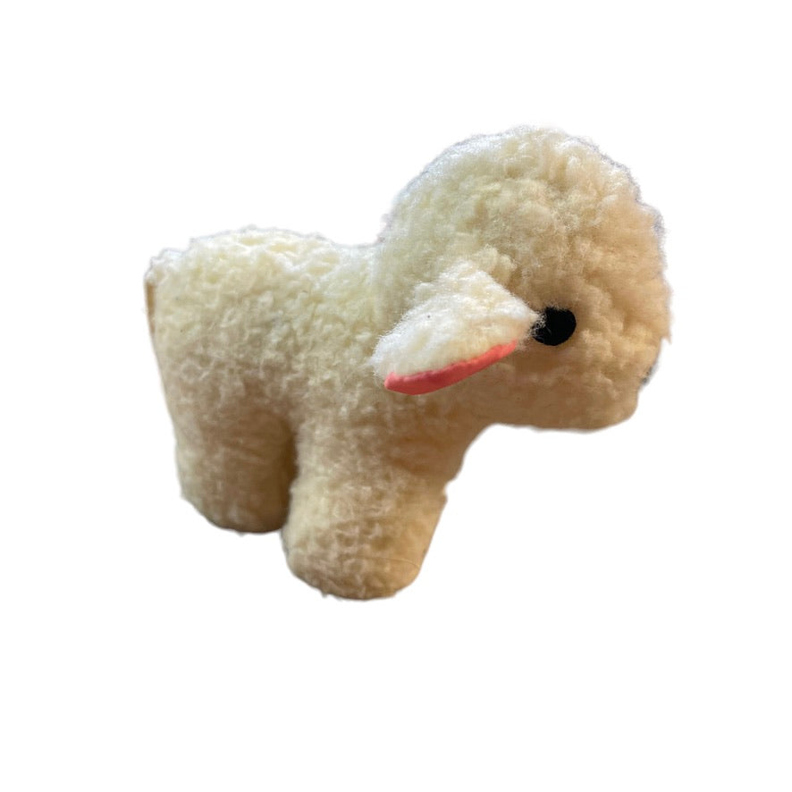 Marian Cottage Crafts Delightful Vintage Wooly Lamb, Made in Wales EVC