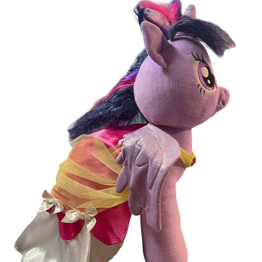 Build-a-Bear Twilight Sparkle My Little Pony Unicorn 16" with Cape in GUC No Crown