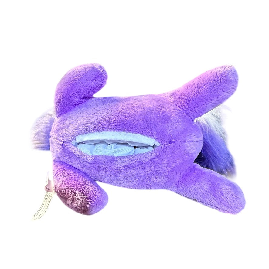 Purple Puppy Surprise with Pink Sparkly Heart Necklace and 1 Adorable Rainbow Baby, in GUC