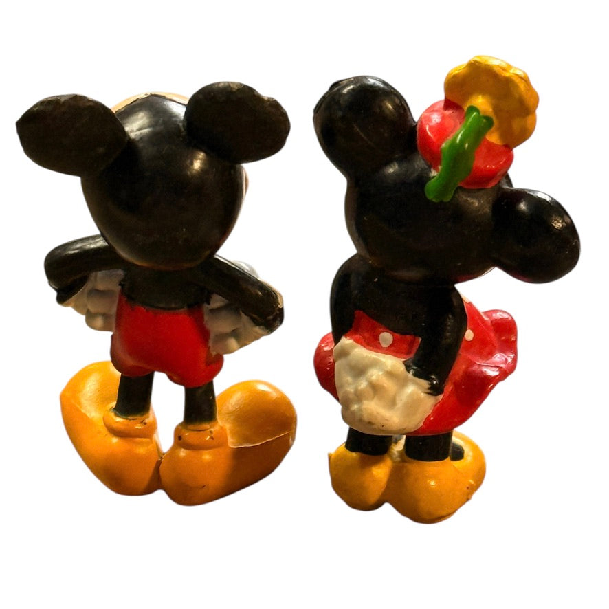Vintage Disney Mickey & Minnie Mini Cake Toppers, Toys or Collectibles
