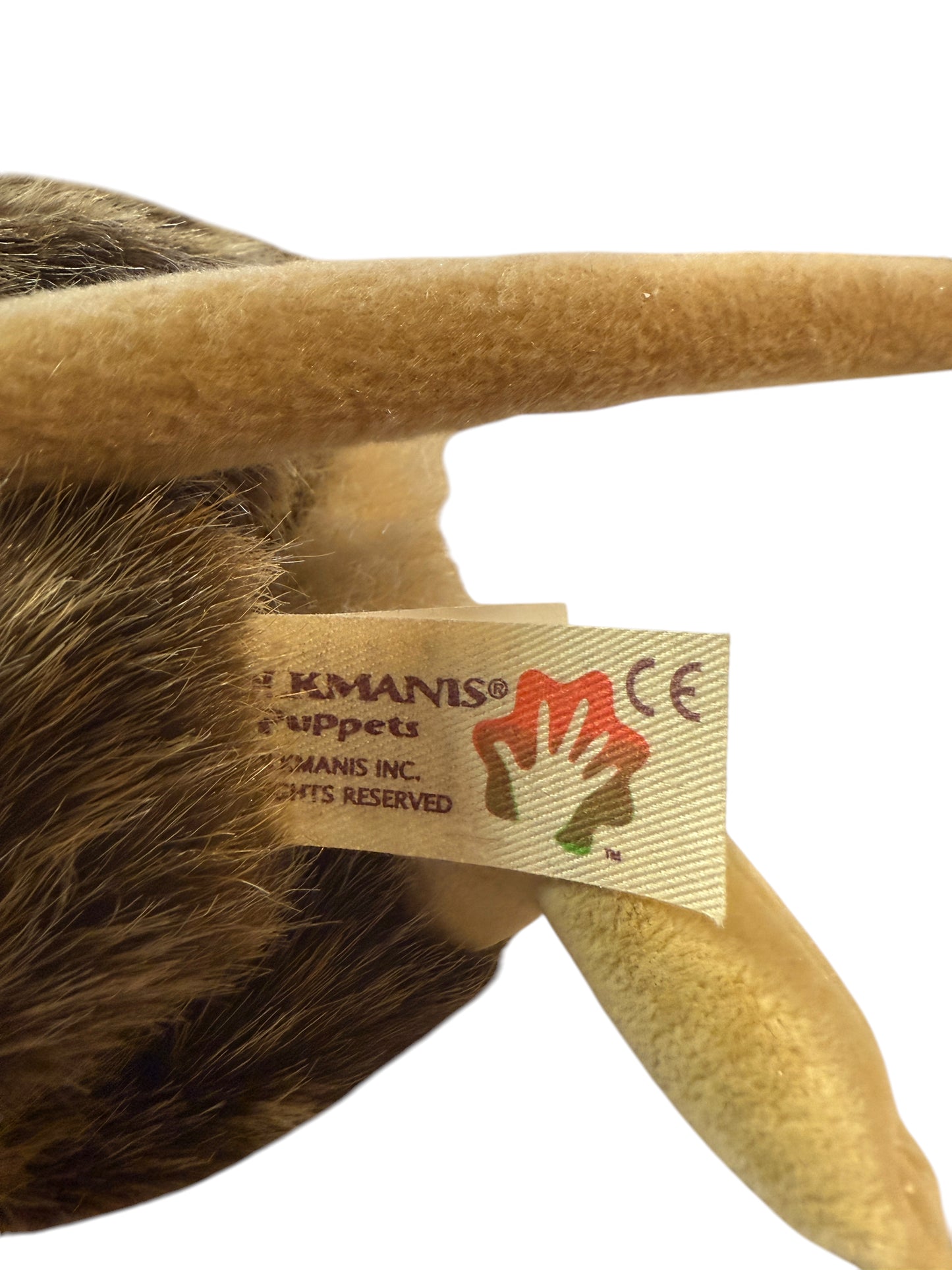 Realistic Folkmanis Pack Rat Hand Puppet with Burlap Sac and Huge Ears & Eyes! So Cute!