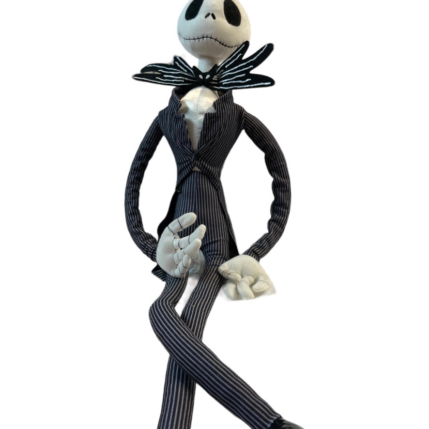 Jack Skellington, Tim Burton's Nightmare Before Christmas 26" Disney Stuffed Plush Doll Toy