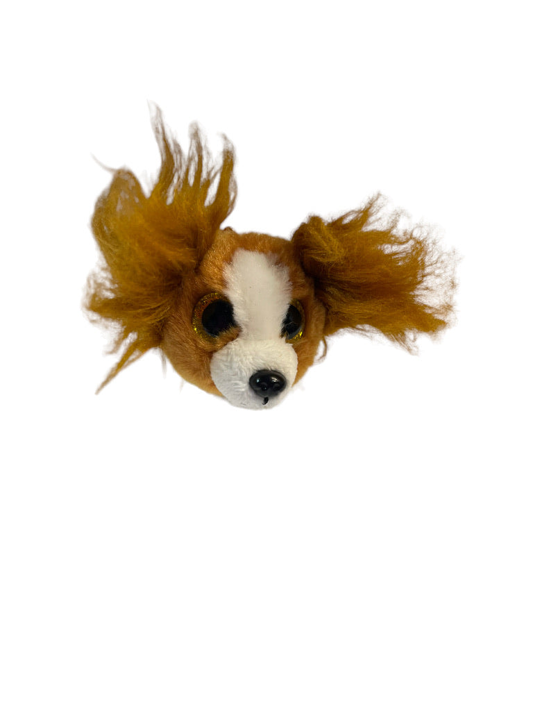 VelveTy 'Barks' Cavalier 4" Spaniel Puppy Stuffed Animal Bag Clip Keychain Collectible Toy