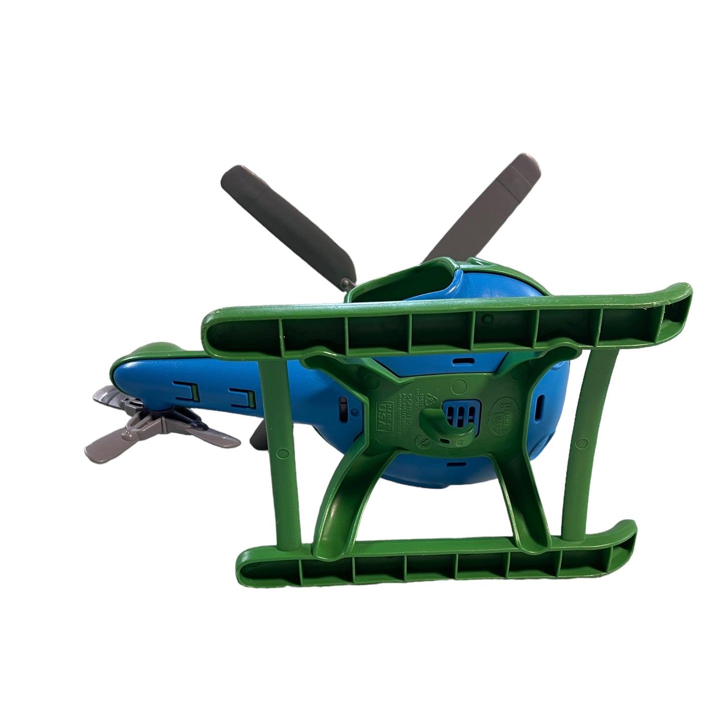 Green Toys Helicopter 100% Recycled Plastic Made in the USA in Excellent Preowned Condition