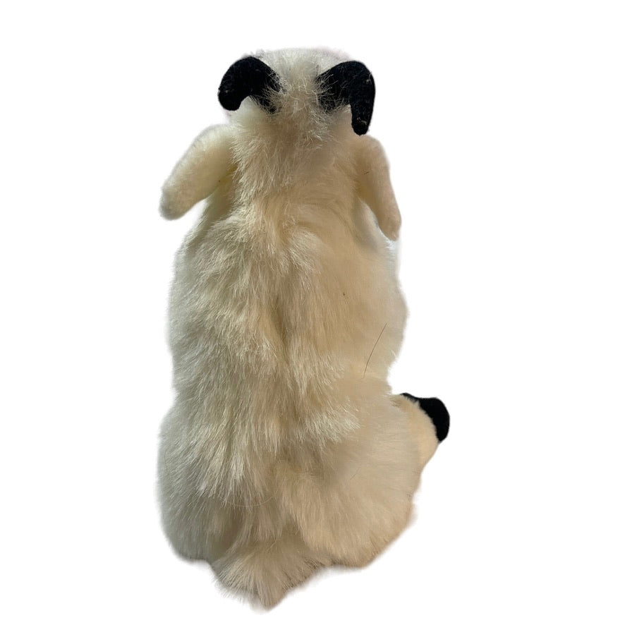 Charming Realistic Mountain Goat/Sheep Plush Stuffed Animal Toy in EUC