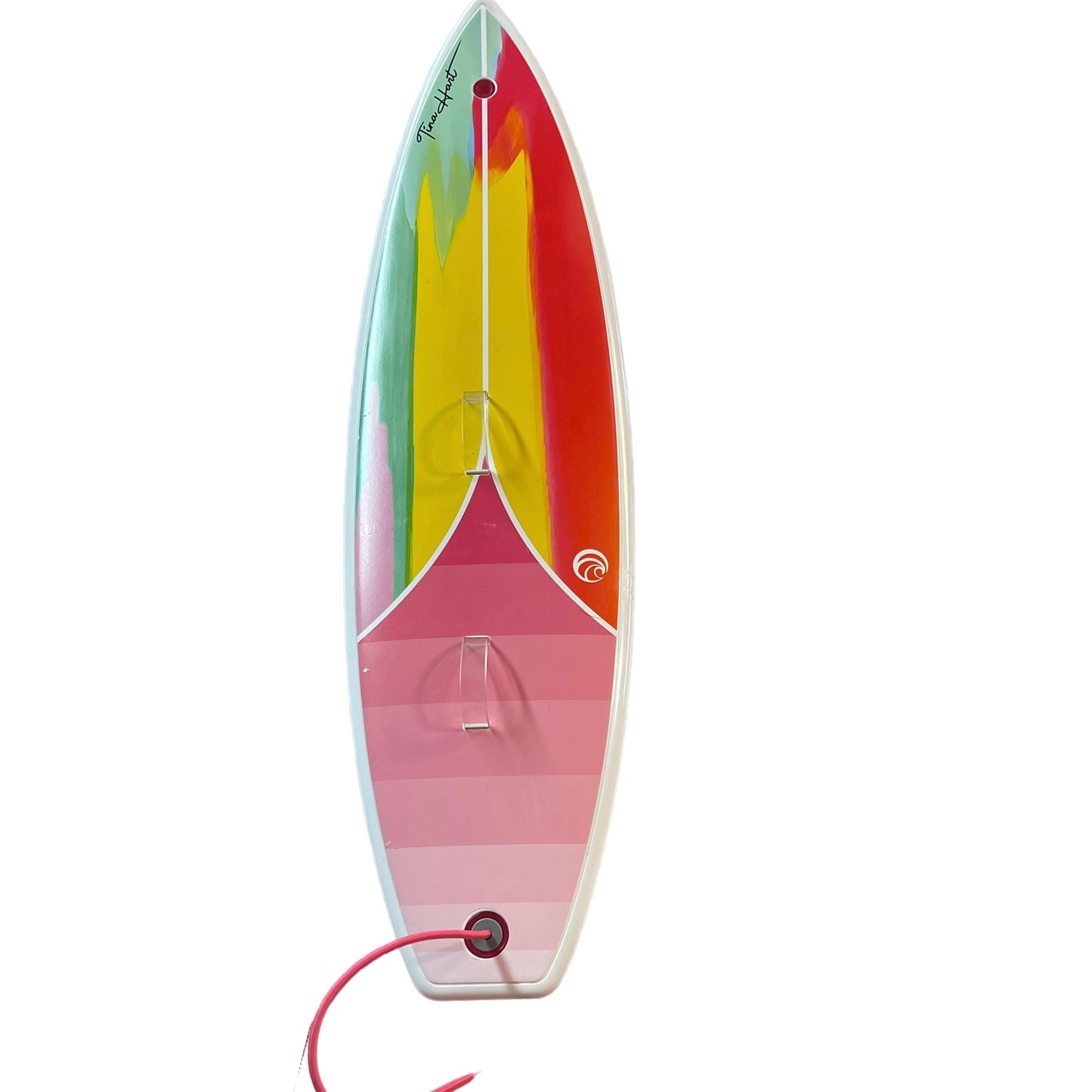 Tina Hart 18" American Girl Surfboard with Leash, Retired in Great Preowned Condition