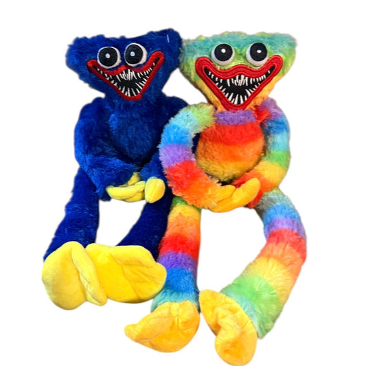 Monster Plush, Huge Eyes, Embroidered Teeth & Sticky Hands for Hanging! So Cute!