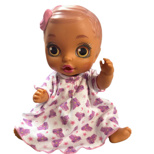 Precious Baby Alive  Doll, Drink & Wet All Vinyl/Plastic Medium Skin Tone 12" Posable Original Clothes