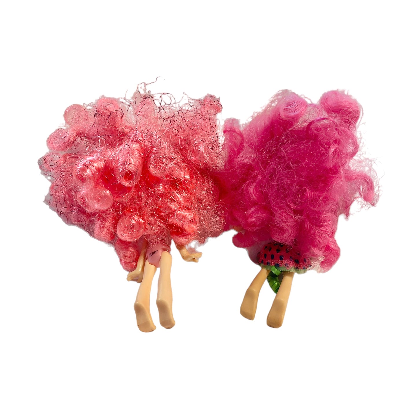 Shopkin's Pair of Sweet Dollies including Pippa Melon  and her friend Bright Pink Hair in GUC