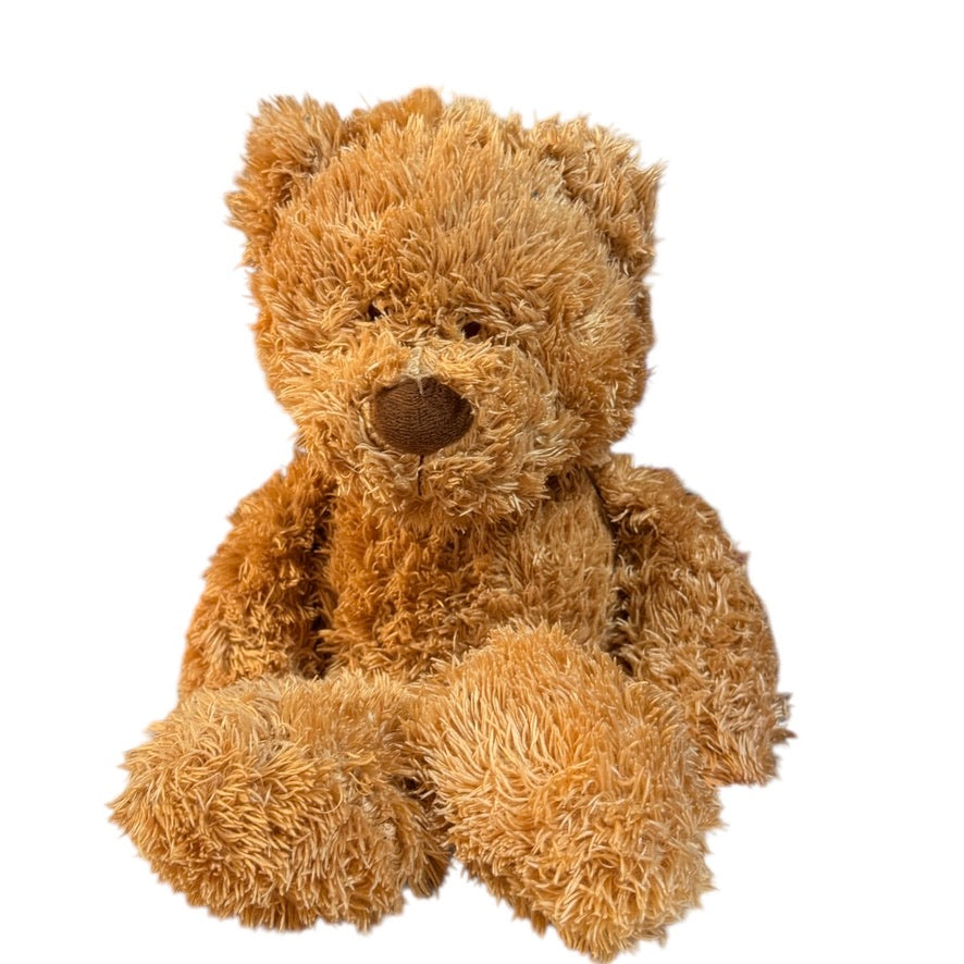 Shaggy, Animal Adventure 18" Golden Tan Teddy Bear, Big Brown Nose & Embroidered Eyes