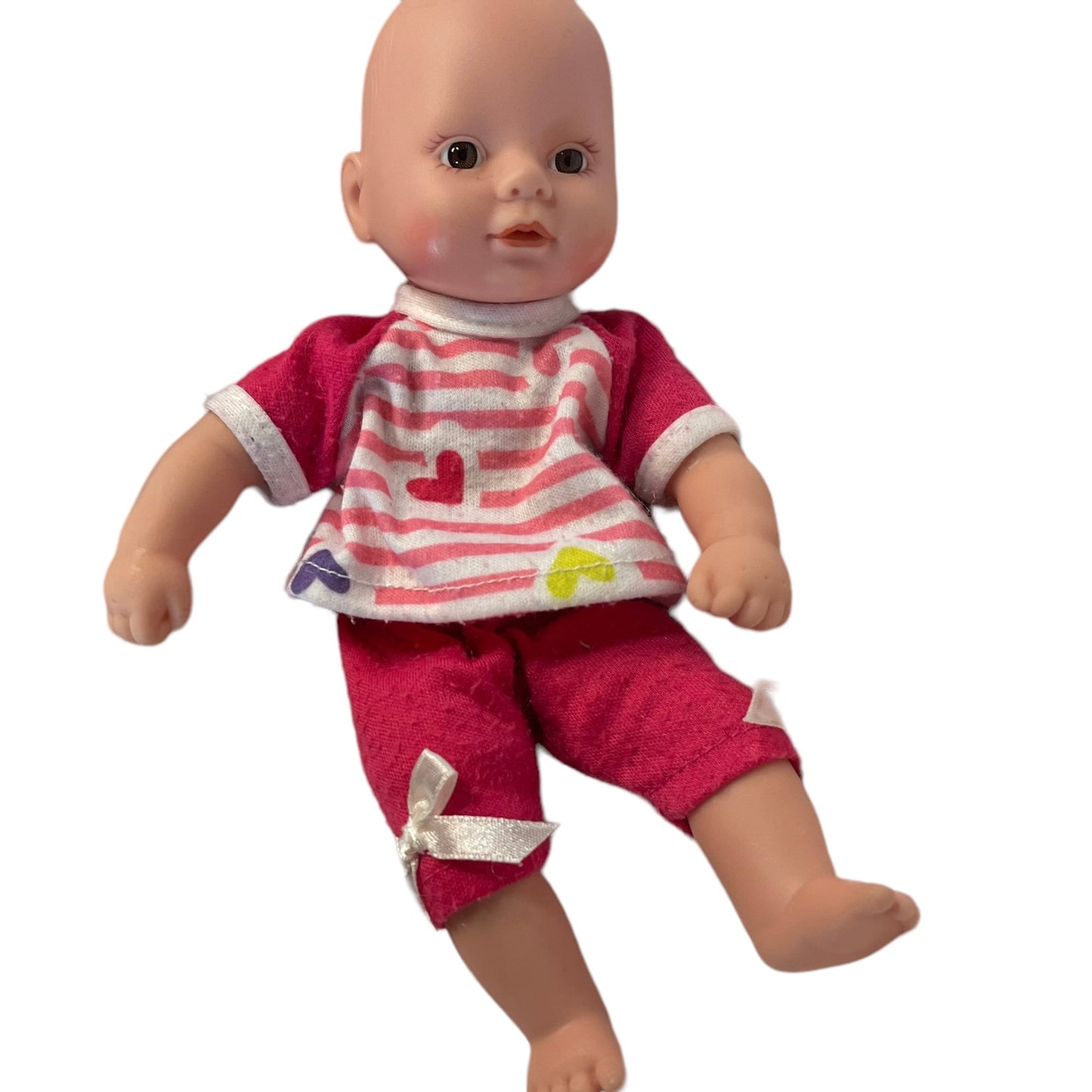 Target's Teeny Tiny Vinyl Soft Bodied Brown Eyed Bald Baby Doll