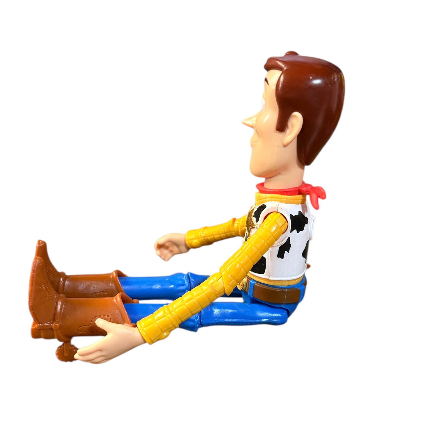 Disney Toy Story Sheriff Woody 9" Action Figure, with Bandana, Holster and Boots in GUC