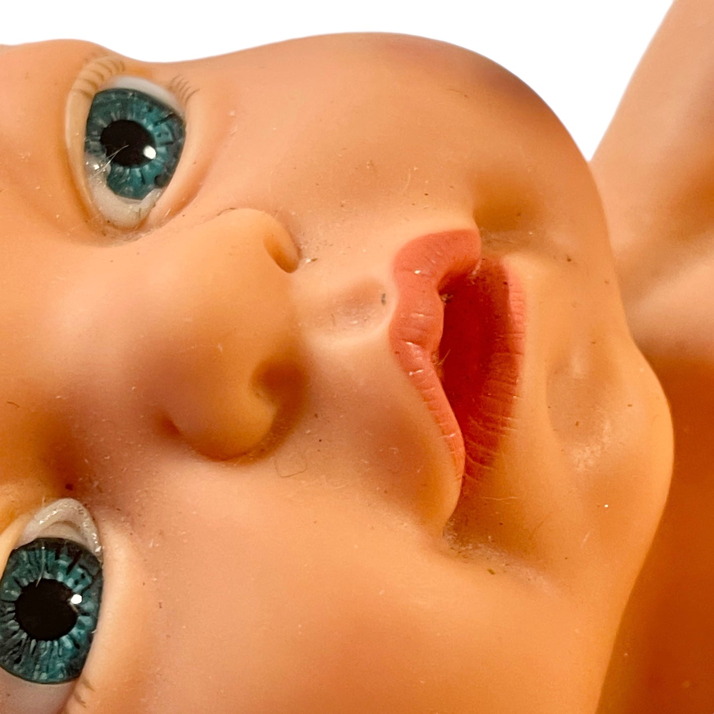 Vintage, 1991, 'Baby Feels So Real' Doll by Tyco , Heavily Weighted, Soft Spot, Bright Blue Eyes