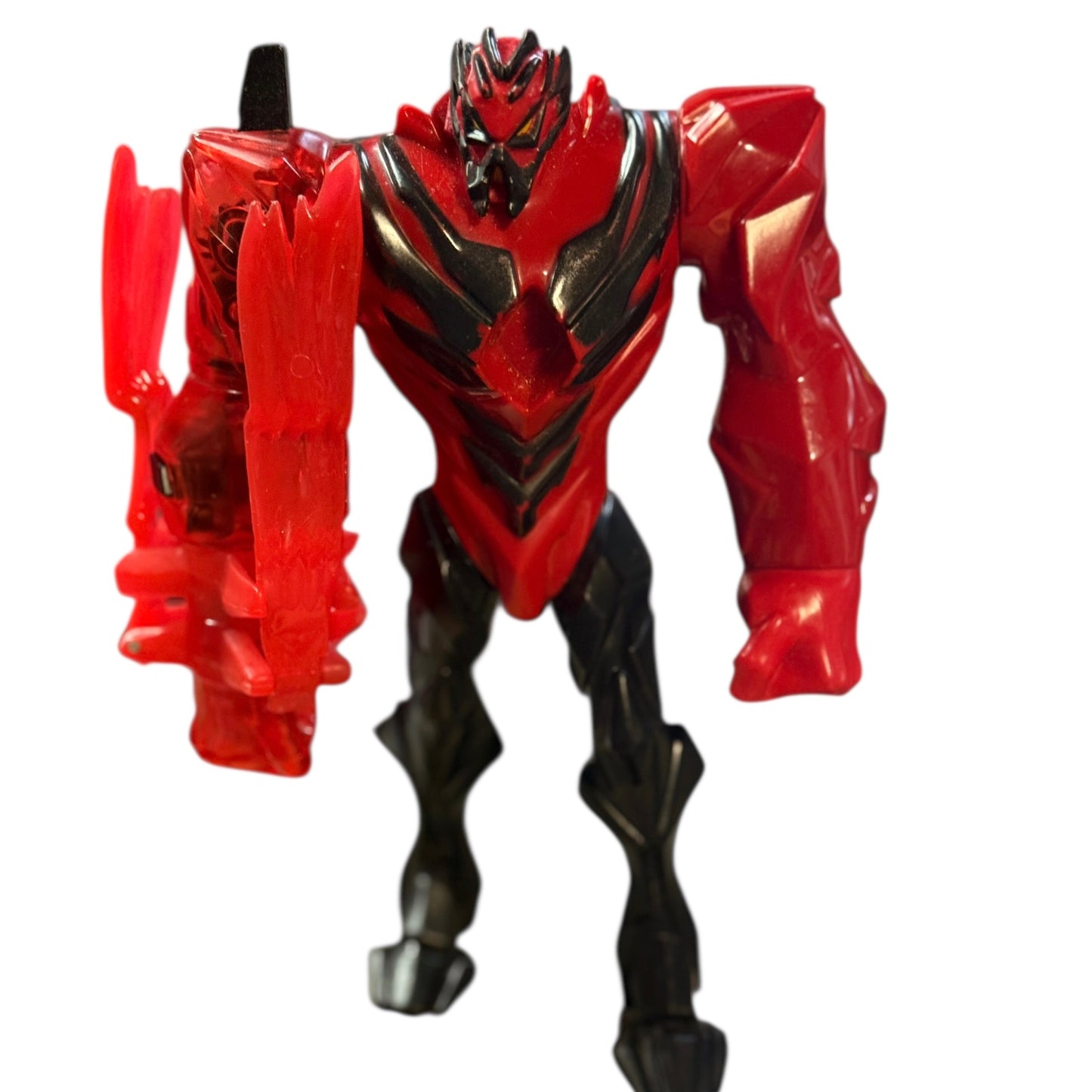 Max 2012 Steel Blade Dredd  Attack 7" Action Figure Red & Black