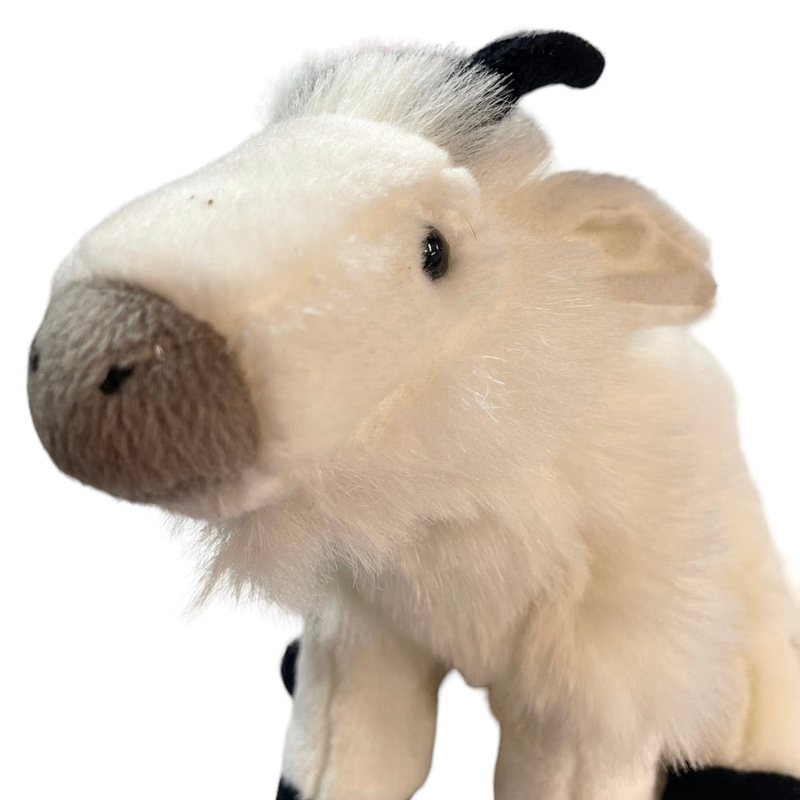 Charming Realistic Mountain Goat/Sheep Plush Stuffed Animal Toy in EUC