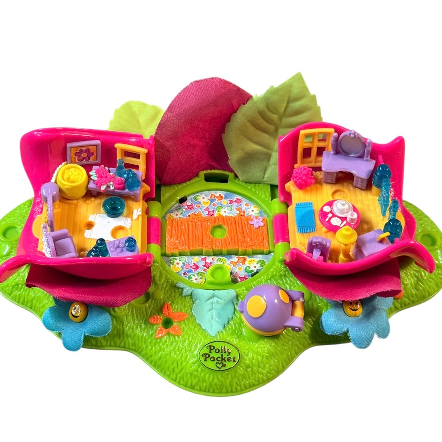 Polly Pocket Rose Cottage Hideaway Playset from 1997, Complete, in Excellent Preowned Condition