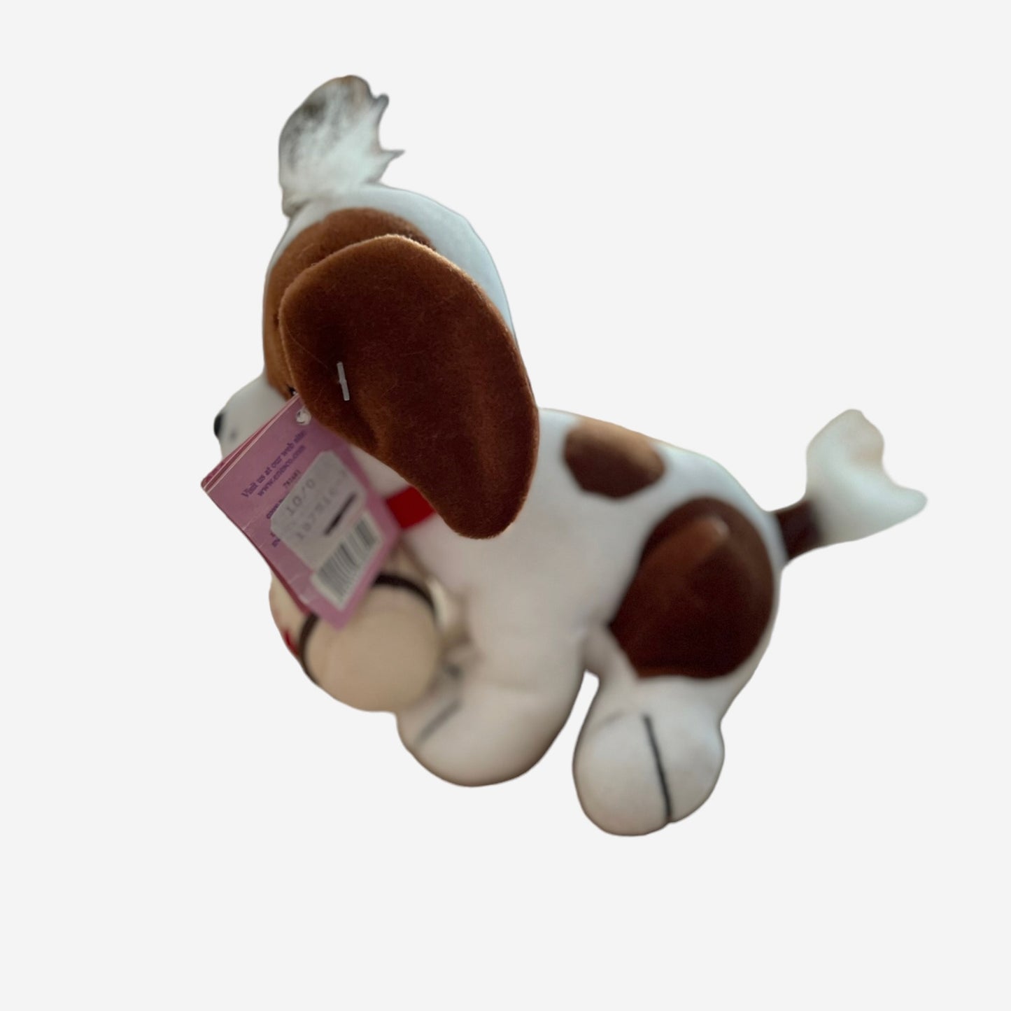 Precious Moments St. Bernard Puppy Dog Plush by Enesco with Cocoa Cask & Freckles!