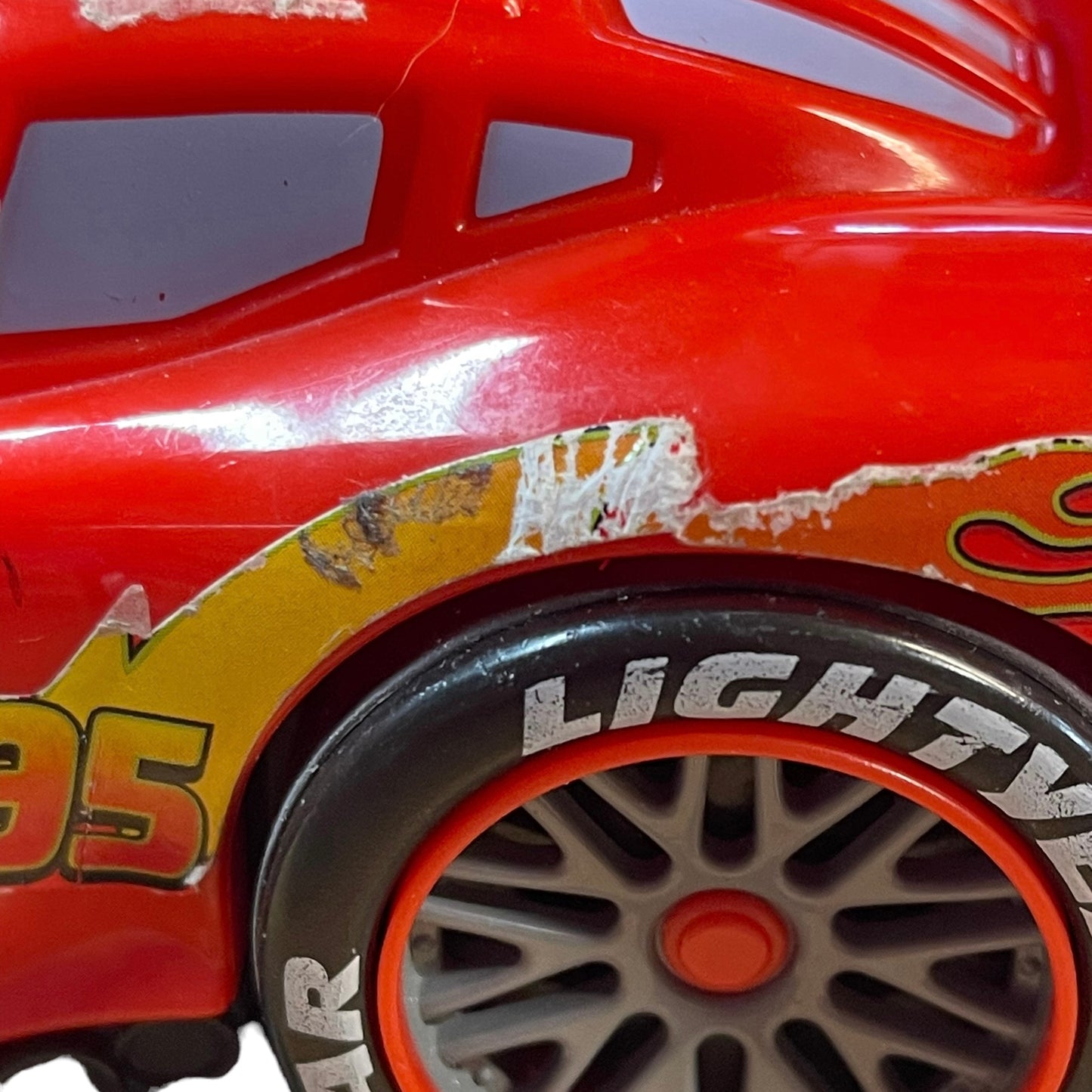 Disney Pixar CARS 2 Lightning McQueen Die Cast Chunky Heavyweight Fisher Price