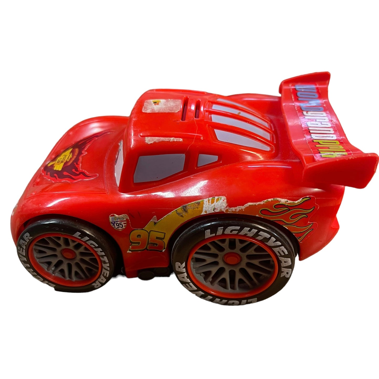 Disney Pixar CARS 2 Lightning McQueen Die Cast Chunky Heavyweight Fisher Price