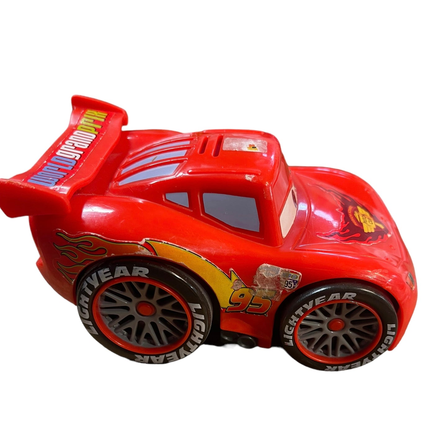 Disney Pixar CARS 2 Lightning McQueen Die Cast Chunky Heavyweight Fisher Price