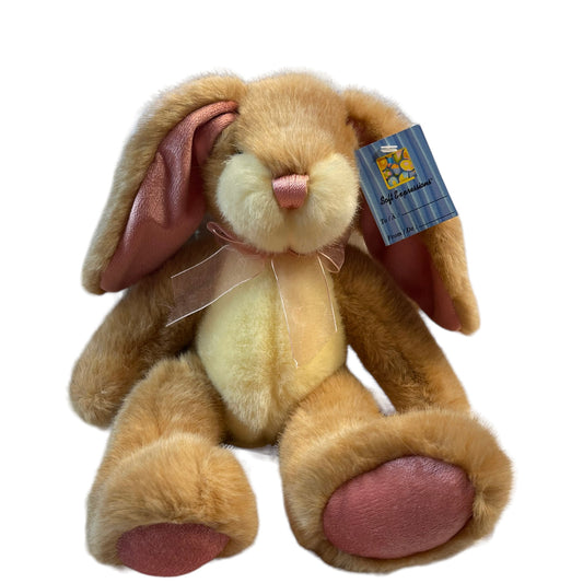 Dandee International Vintage Shopper's Drug Mart  Lop Eared Bunny, Beige, Cream with Pink Accents