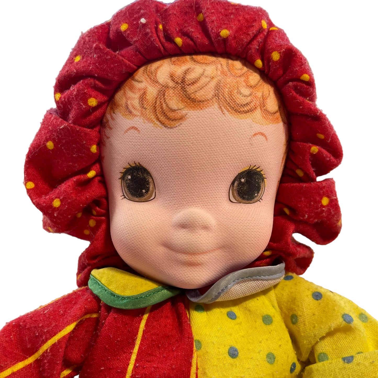 Playskool Winkum Jammie Pie Doll Red/Yellow Clown Outfit Vintage Preowned