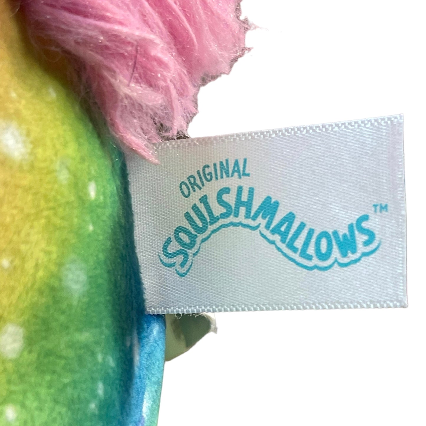 Kelly Toy 9" Sparkly Rainbow Unicorn Squishmallow Stuffed Toy with Small Repair