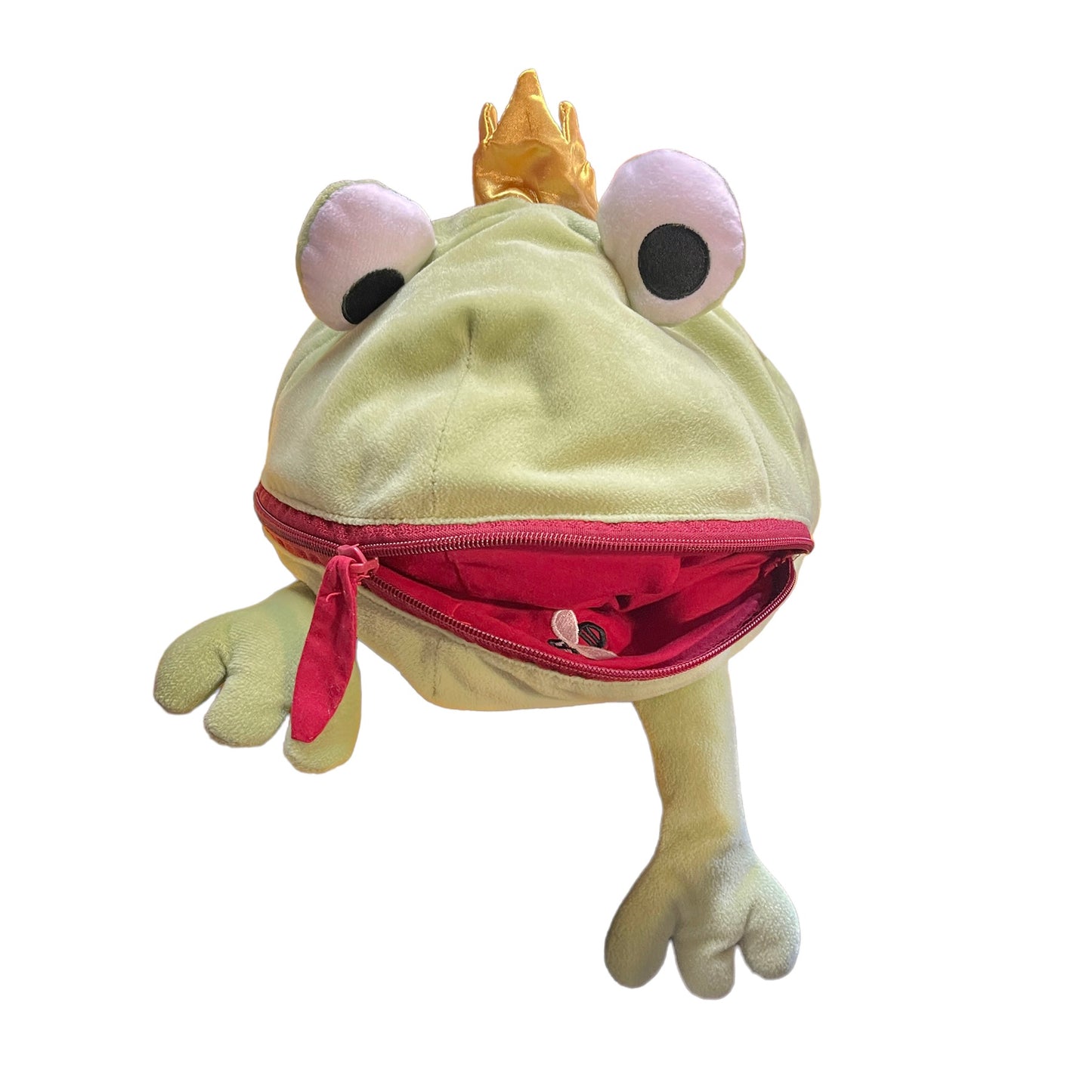 Ikea Frog Prince Large Zippered Pyjama Bag, Complete with a Crown and a Yummy Fly!