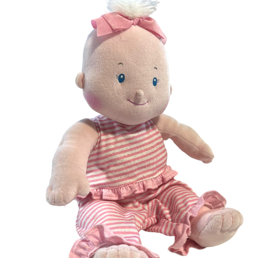 My First You & Me  Baby Doll, Toys R Us Soft Doll Preowned Vintage 16" Blue Eyed Gently Used