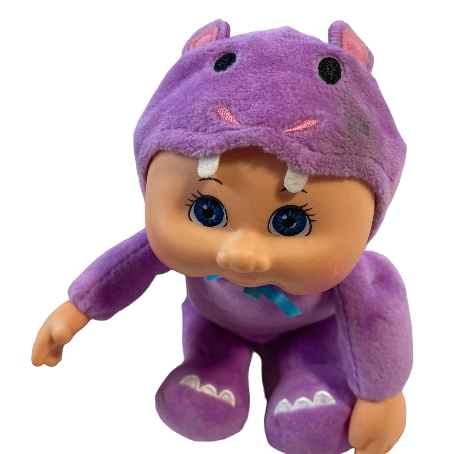 Cabbage Patch Cutie,  9.5" Exotic Purple EMMETT  Hippo Doll  UEC