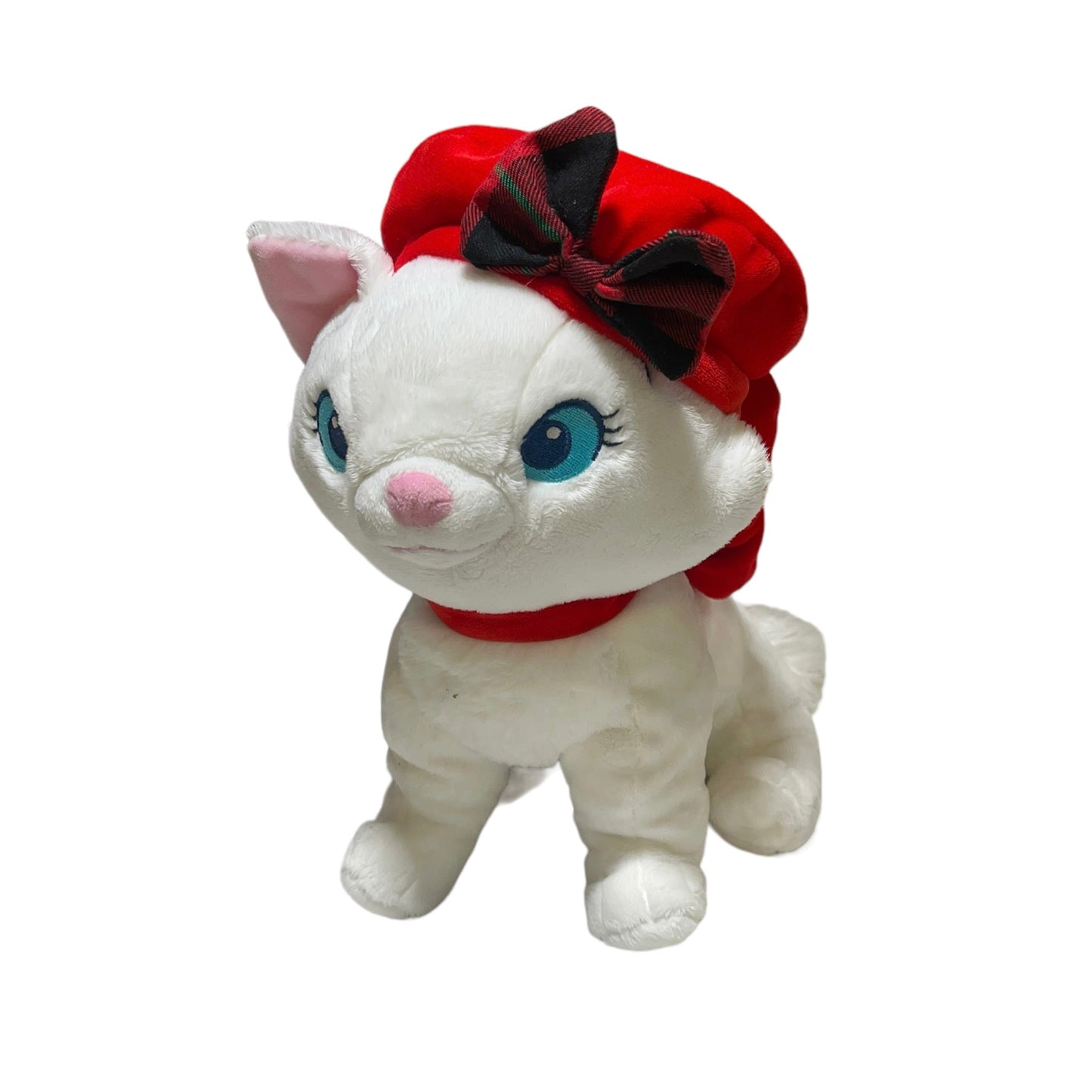 Marie,  12" Disney Aristocat with Big Red Bow and Velvet Beret